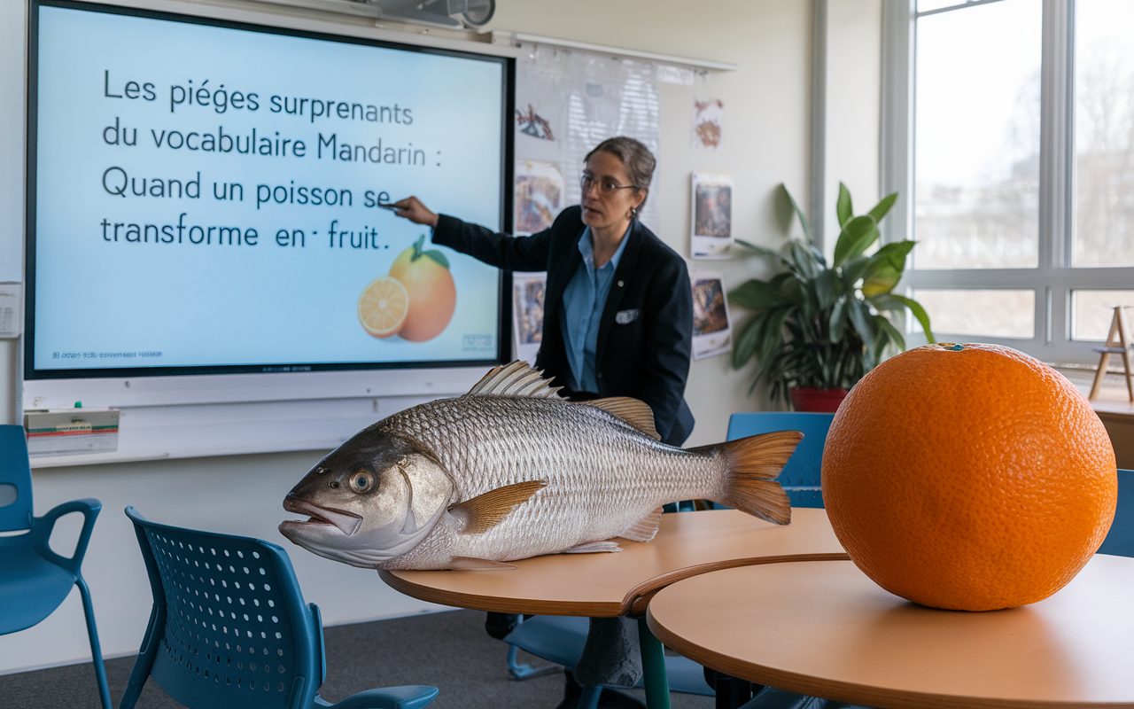 Les pièges surprenants du vocabulaire mandarin : quand un poisson se transforme en fruit