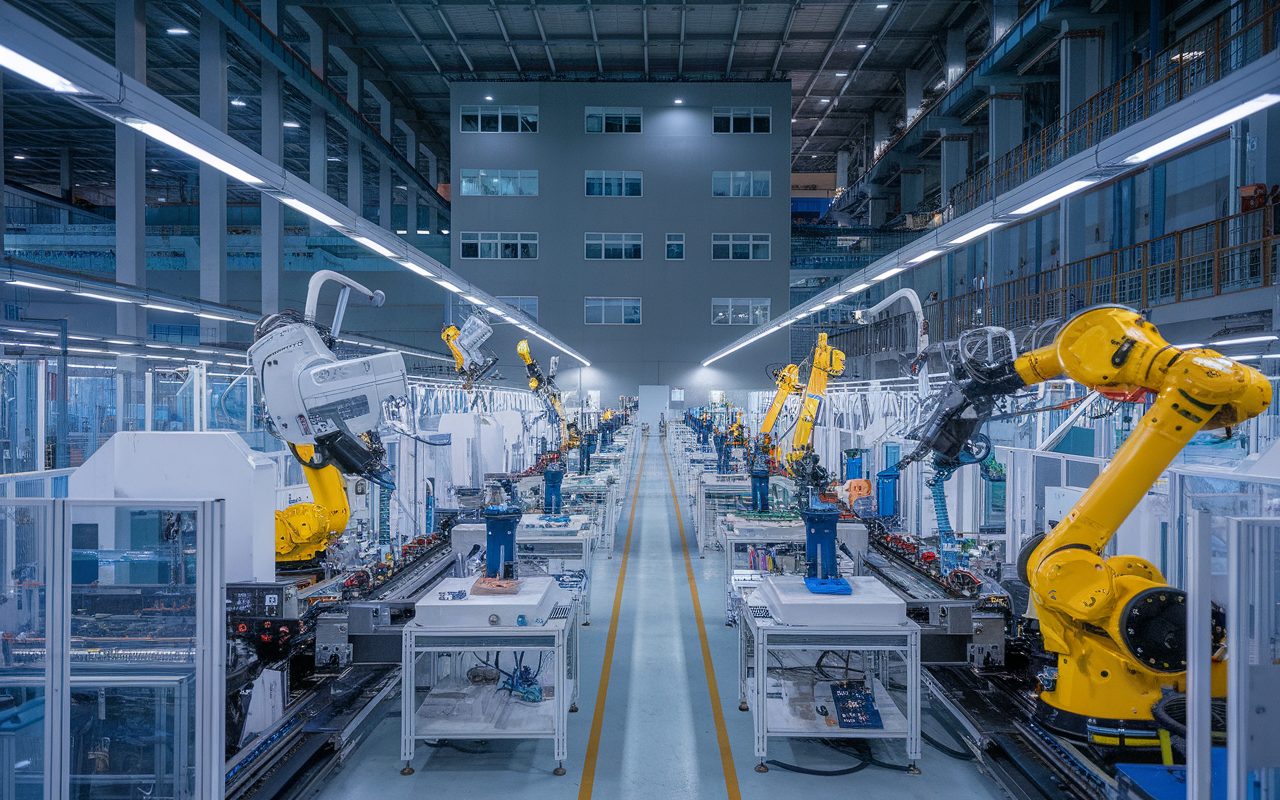 Sur le fil du progrès : les fabrique intelligentes en Chine dynamisent 2025